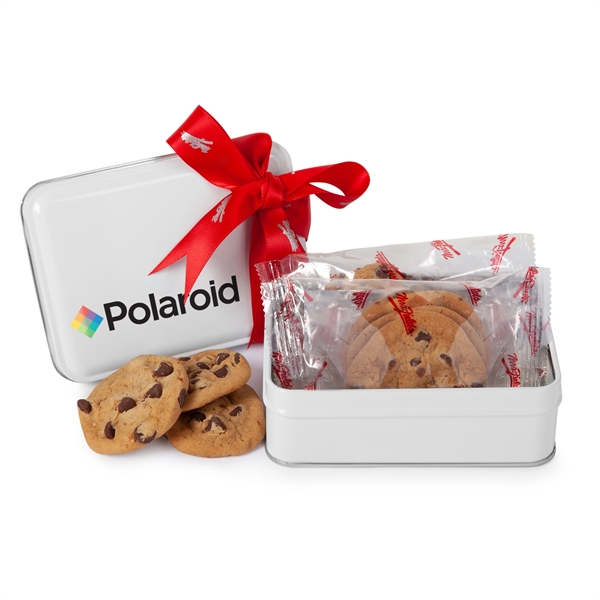 White color option for Mrs. Fields® Sweet Delights Cookie Tin