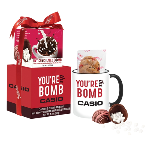 Main photo of Mrs Fields Valentines Mug, Cookies & Hot Cocoa Set