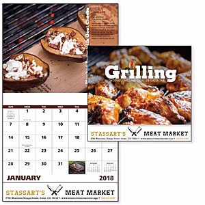 Photo of Grilling Stapled Calendar