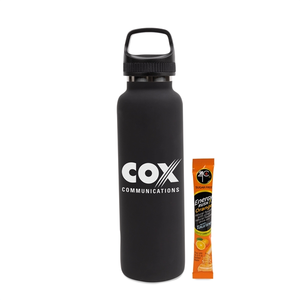 Photo of 20 Oz Stainless Steel Insulated Vacuum Bottle W/Energy Mix