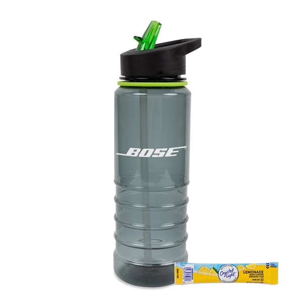 Green color option for 25 Oz Bottle With Lemonade