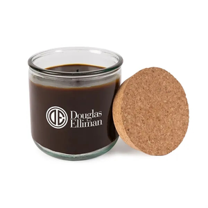 Photo of Recycled Glass Aromatherapy Candle With Cork Lid