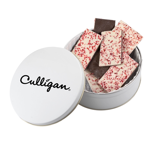 White color option for Collector Tins   Peppermint Bark