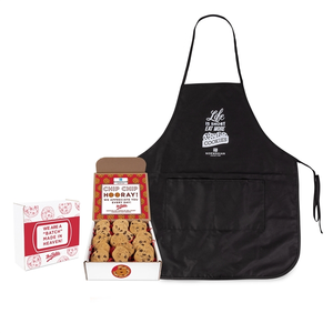 Photo of A Batch Made In Heaven Mrs. Fields Cookie Mailer With Apron