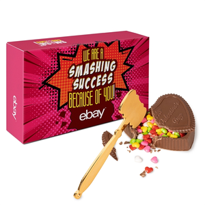 Photo of Smash Chocolate With Candy Hearts