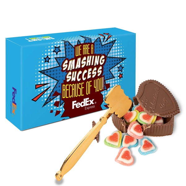 White color option for Smash Chocolate With Triple Layer Hearts