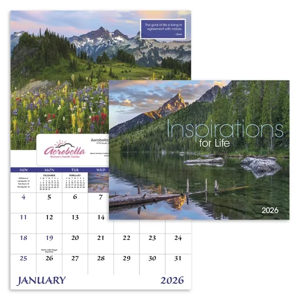 White color option for Inspirations For Life Window Calendar