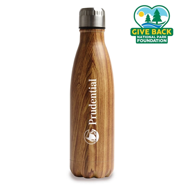 Golden Oak color option for Double Wall Stainless Steel Travel Bottle