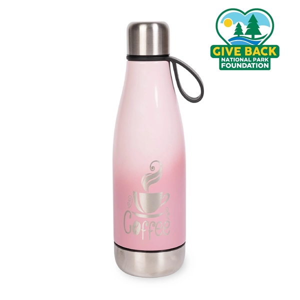 Martini Olive color option for Ombre Double Entry Stainless Steel Water Bottle