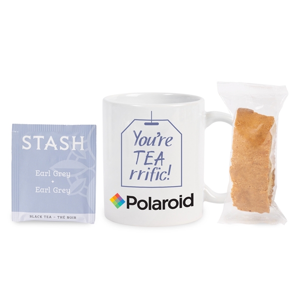 White color option for Stash Tea & Biscotti Mug Set