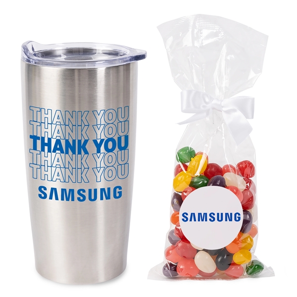 Stainless Steel color option for Just Here For The Jelly Beans Tumbler Set