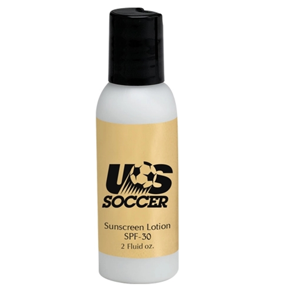 Gold color option for Sunscreen Lotion Spf30 In 2 Oz Round Bottle  Made In Usa