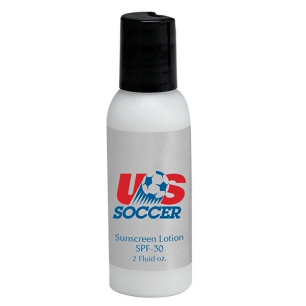 Silver color option for Sunscreen Lotion Spf30 In 2 Oz Round Bottle  Made In Usa