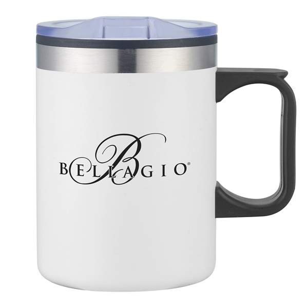 White color option for 14oz Double Wall Camping Mug