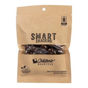 Photo of Fair Trade Dark Chocolate Almonds In Eco Kraft Pouch