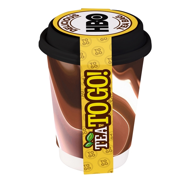 White color option for To Go 12 Oz Cup With Tea Bag