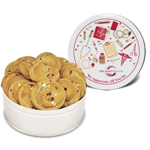 White color option for Fresh Beginnings Double Chip Cookie Tin