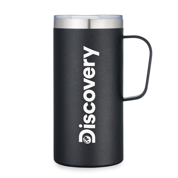 Black color option for 20oz Vacuum Insulated Stainless Steel Camp Mug With Lid