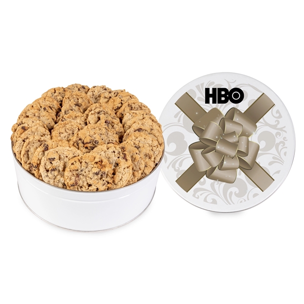 White color option for Fresh Beginnings Oatmeal Raisin Cookie Tin (Large)