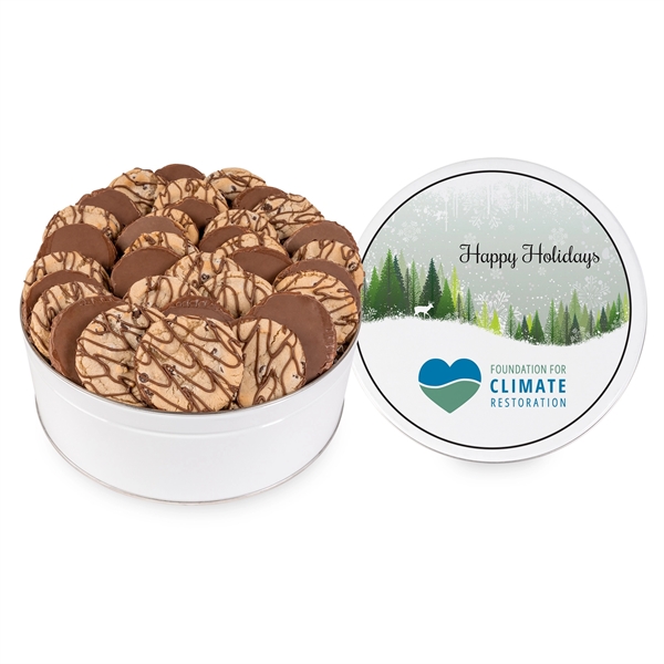 White color option for Dreamy Drizzle Chocolate Chip Cookie Tin (Large)