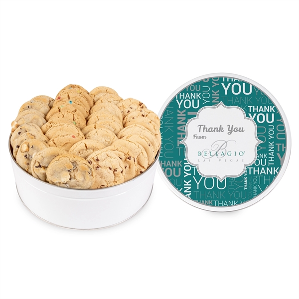 White color option for Fresh Beginnings Bakers Choice Tin   36 Cookies