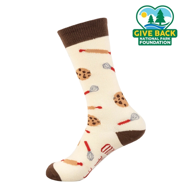 Assorted color option for Ace Bake The World A Better Place Dress Socks