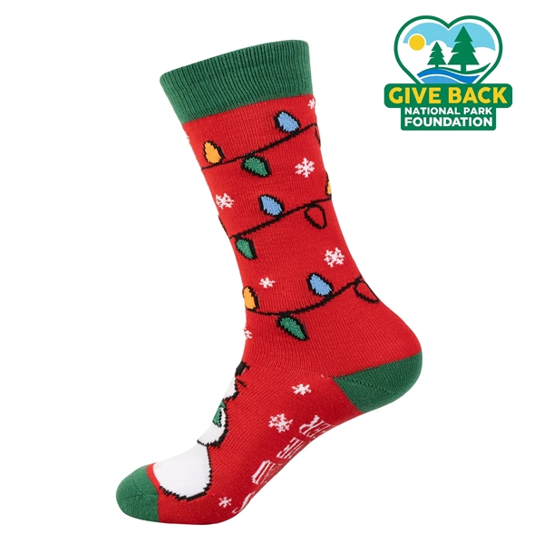 Assorted color option for Ace Let's Spread Some Cheer, The Holidays Are Here Socks
