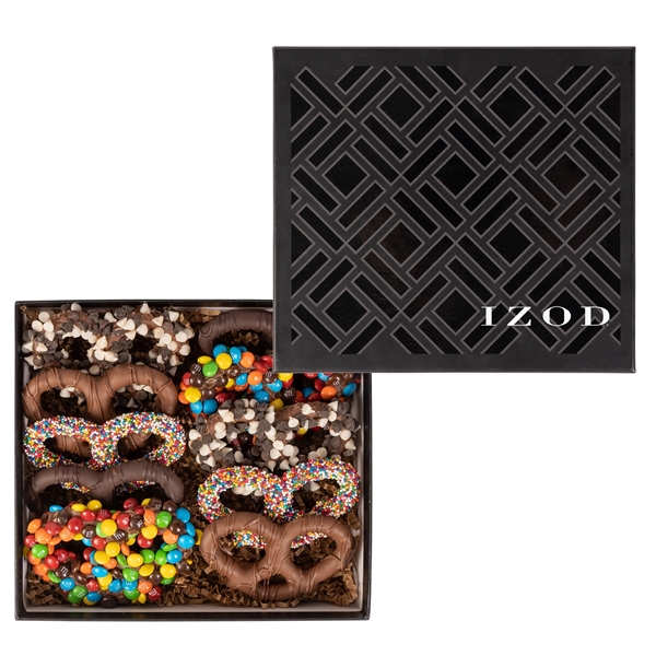 Black color option for Premier Pretzel Deluxe Gift Box