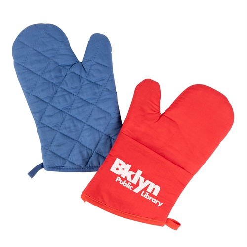 Main photo of Quilted Cotton Canvas Kitchen Oven Mitt
