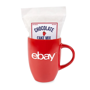 Photo of 10 Oz Ceramic Mug With Chocolate Mug Cake Packet