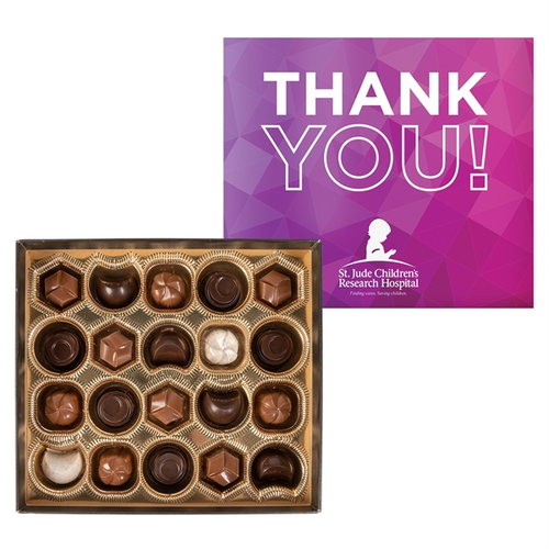 Main photo of Gourmet Chocolate Truffles With Full Color Lid Gift Box   20
