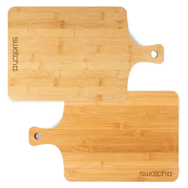 Wood color option for Eco Friendly Rectangle Bamboo Charcuterie Boards