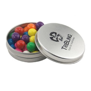 Photo of Round Tin With Gumballs