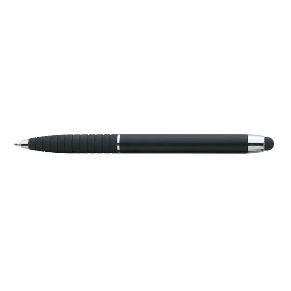 Black/ Black Ink color option for Metallic Cool Grip Stylus Pen