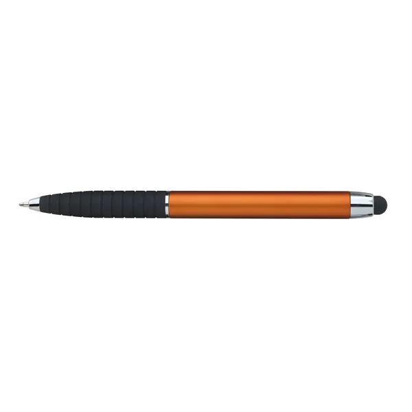 Orange/Black Ink color option for Metallic Cool Grip Stylus Pen