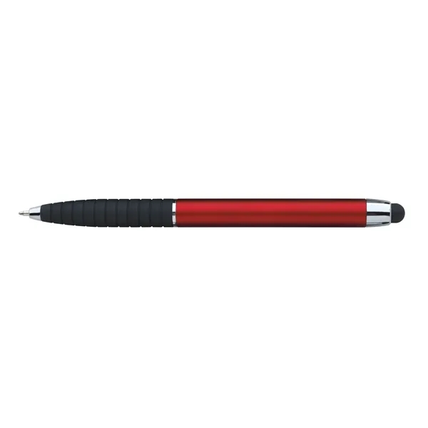 Red/ Black Ink color option for Metallic Cool Grip Stylus Pen