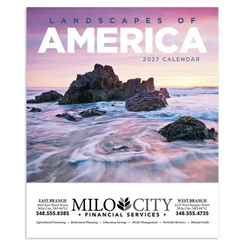 Main photo of Landscapes Of America Mini Calendar