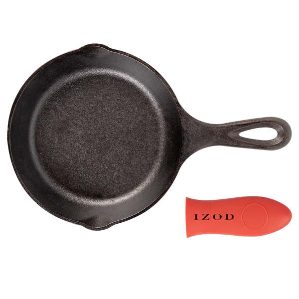 Black color option for Cast Iron Lodge® Skillet With Silicone Custom Handle