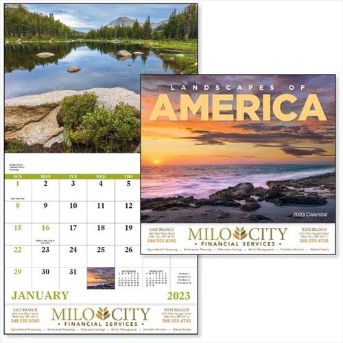 Photo of Landscapes Of America Stapled Calendar