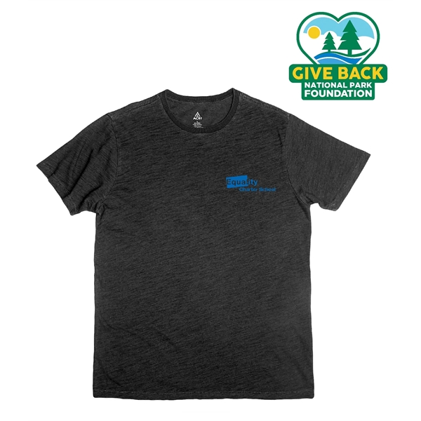 Black color option for Ace Unisex Indigo Slub Crew Neck T Shirt