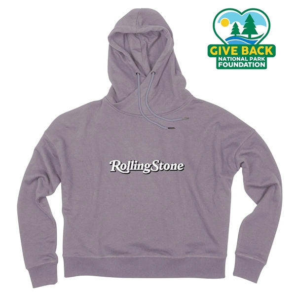 Lavender color option for Ace Ladies Cropped Boxy Hoodie