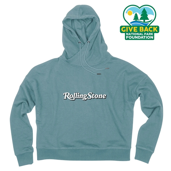 Stillwater color option for Ace Ladies Cropped Boxy Hoodie