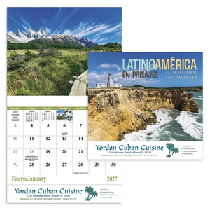 Photo of Latinoamerica En Paisajes Stapled Calendar