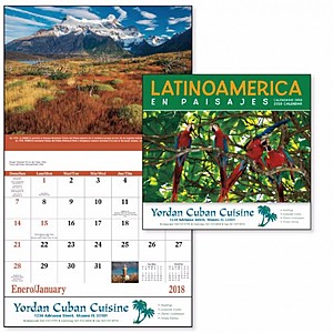 Photo of Latinoamerica En Paisajes Stapled Calendar