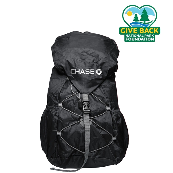 Black color option for Ace Packable Backpack