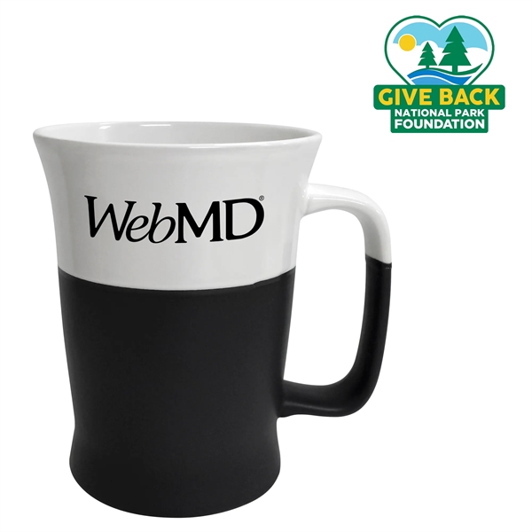 White color option for Ace Half Chalkboard Mug