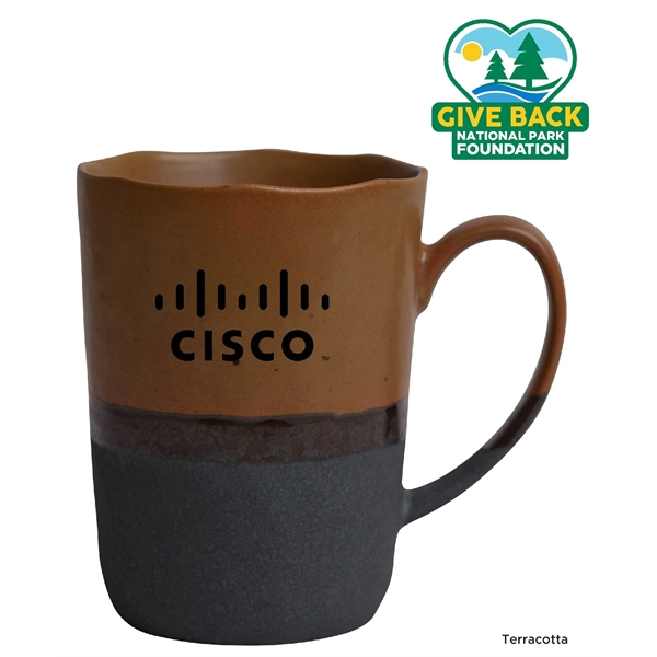 Terracotta color option for Ace Rustic 3 Tone Porcelain Mug