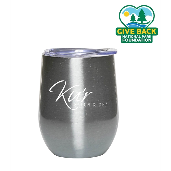 Silver color option for Ace Wine Tumbler With Lid