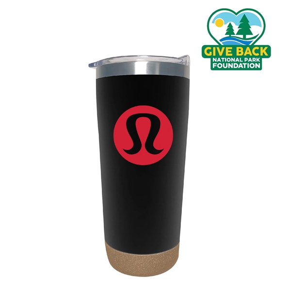 Black color option for Ace Cork Base Double Wall Tumbler