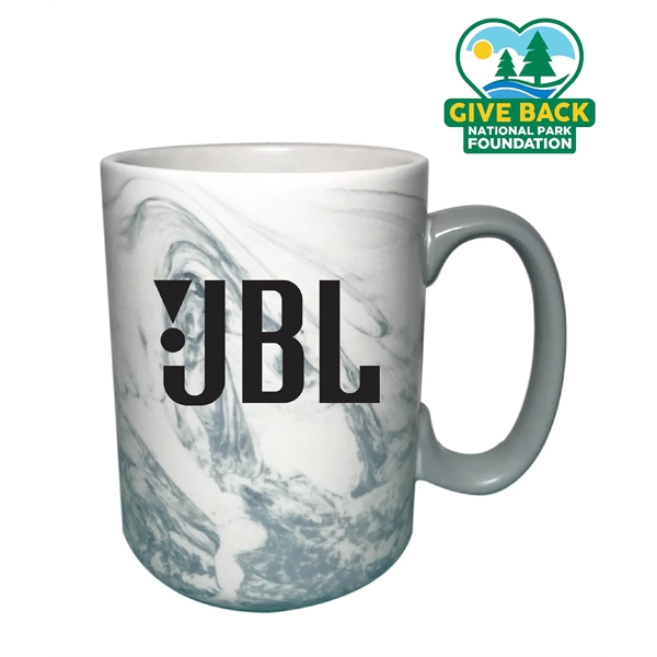Gray color option for Ace Matte Marble Stoneware Mug